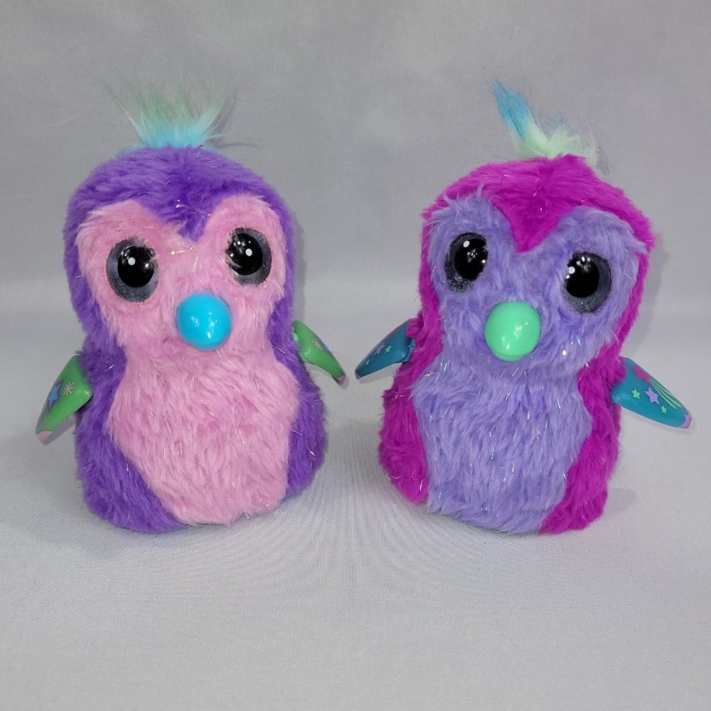 Hatchimals Glittering Garden Penguala Set 2 Electronic Pet Plush Twin Pair